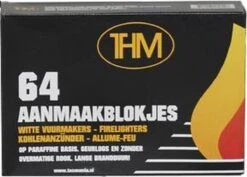 THM Witte Aanmaakblokjes Paraffine 64 Stuks Omdoos 12 Pakjes -Keukenbenodigdheden Winkel 1200x858