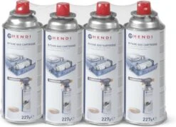 Hendi Gasbussen Butaan Navulling - 227g - Set Van 4 -Keukenbenodigdheden Winkel 1200x863