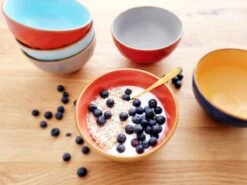 Vivi Oggi - Kom - Ontbijtkom - Kommen Set Van 6 - Ø 14cm - Kleurrijk - Italië -Keukenbenodigdheden Winkel 1200x899 10