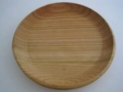 Houten Ontbijtborden - Ø 20 Cm - 6 Stuks - Met Bordenrek - Kersenhout -Keukenbenodigdheden Winkel 1200x900 37