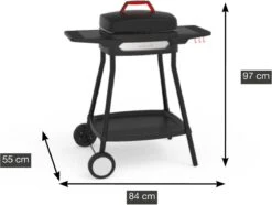 Barbecook Alexia - Elektrische Bbq - Afneembare Grill - Zijtafels - Wielen - 84x55x97cm -Keukenbenodigdheden Winkel 1200x902 4