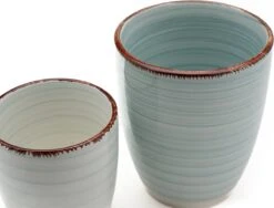 Koffiekopjes - Ocean Blue - Koffiebeker - Unieke Kleuren - Blauw - Set Van 12 Kopjes (ook Los Verkrijgbaar) - 160ML En 340ML - Porselein - Hip En Trendy -Keukenbenodigdheden Winkel 1200x911