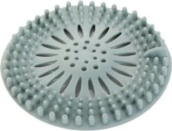 Keukenbenodigdheden Winkel 26 WiseGoods - Haarstopper - Haarvanger - Douche Zeef - Douche Filter - Haarfilter - Douche Afvoer - Siliconen - Blauw