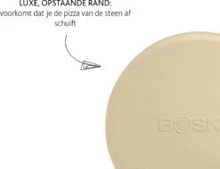 Boska Pizzasteen Deluxe - Voor Oven & BBQ - Knapperige Pizza's - Ø 29.5 Cm - BBQ Accessoires -Keukenbenodigdheden Winkel 1200x921