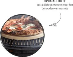 Boska Pizzasteen Deluxe - Voor Oven & BBQ - Knapperige Pizza's - Ø 29.5 Cm - BBQ Accessoires -Keukenbenodigdheden Winkel 1200x942