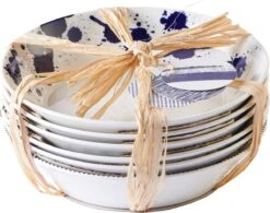 Royal Doulton Pacific - Pastaborden / Bordenset - Porselein - Wit / Blauw - ⌀ 22 Cm - 6 Stuks -Keukenbenodigdheden Winkel 1200x948 1