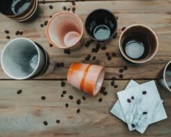 Koffiekopjes - Earth Koffiemok - Koffiebeker - Set Van 6 Kopjes - 200ML - Verschillende Kleuren - Porselein - Hip En Trendy -Keukenbenodigdheden Winkel 1200x960 1