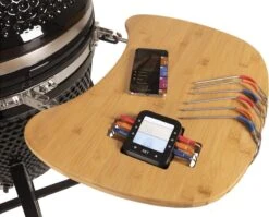 Patton - Kamado 21" - Premium Black - Keramische Barbecue - Incl. Bluetooth Kerntemperatuurmeter - LED Verlichting - Large - Compleet - Zwart -Keukenbenodigdheden Winkel 1200x969 2