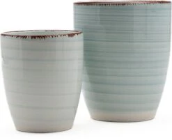 Koffiekopjes - Ocean Blue - Koffiebeker - Unieke Kleuren - Blauw - Set Van 12 Kopjes (ook Los Verkrijgbaar) - 160ML En 340ML - Porselein - Hip En Trendy -Keukenbenodigdheden Winkel 1200x975 1