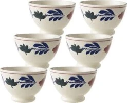 Boerenbont Kom Op Voet 10 Cm - 6 Stuks