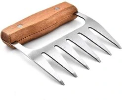 GrillX Luxe Vleesklauwen - Houten Handvat - RVS Meat Claws - Vleesshredder - Pulled Pork, Chicken - BBQ Accesoires -Keukenbenodigdheden Winkel 1200x992 2