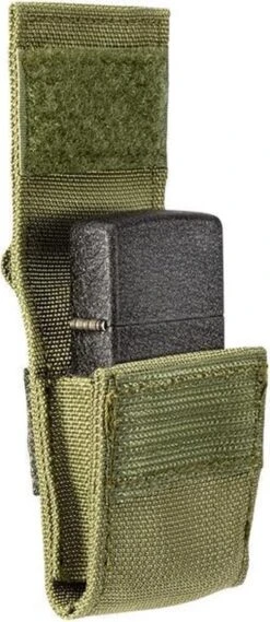 Zippo Tactical Molle Pouch / Hoes En Black Crackle Benzine Aansteker Geschenk Set OD Green -Keukenbenodigdheden Winkel 521x1200