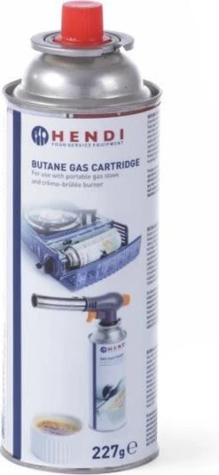 Hendi Gasbussen Butaan Navulling - 227g - Set Van 4 -Keukenbenodigdheden Winkel 555x1200