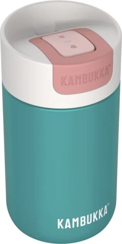 Keukenbenodigdheden Winkel 30 Kambukka Olympus Thermosbeker 300 Ml - Makkelijk Reinigen - Lekvrije Koffiebeker - RVS - Enchanted Forest