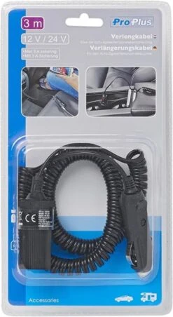 Proplus Verlengkabel Sigarettenaansteker 3m 12/24 Volt 3 Ampère -Keukenbenodigdheden Winkel 656x1200