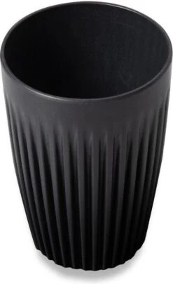 HuskeeCup & Deksel - Koffiebeker - Large - 12oz/36cl - Charcoal -Keukenbenodigdheden Winkel 733x1200