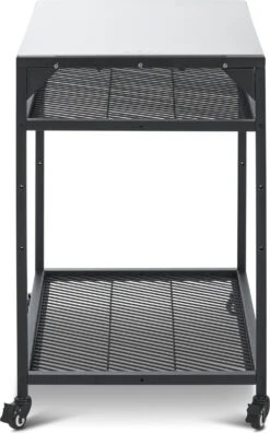 Ooni - Tafel - Medium - Pizza Tafel - 60x80x 90cm - RVS - Zwart -Keukenbenodigdheden Winkel 748x1200