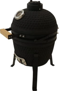 Patton Kamado Grill 13" - Keramisch - Kookoppervlak Ø 28 - Mat Zwart -Keukenbenodigdheden Winkel 784x1200