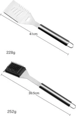 Sens Design BBQ Accesoires - 18 Delig - BBQ Gereedschapset Koffer -Keukenbenodigdheden Winkel 788x1200