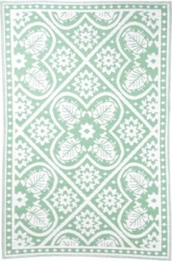 Esschert Design Buitenkleed 182x122 Cm Groen En Wit -Keukenbenodigdheden Winkel 793x1200
