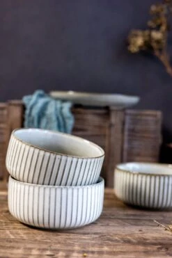 Selinex Stoneware - Serviesset - Grijs - 16 Delig 4 Persoons - CADEAUTIP - CADEAU -Keukenbenodigdheden Winkel 800x1200 24