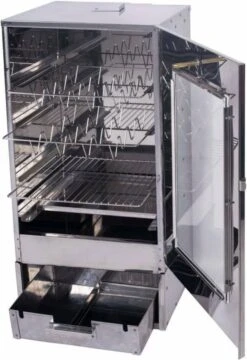 2-L Home & Garden XL Rookoven - RVS - 80x40x28 Cm - 3 Etages -Keukenbenodigdheden Winkel 824x1200 2