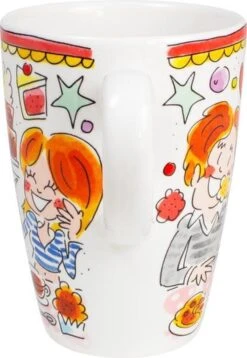 Blond Amsterdam Even Bijkletsen Beker XL 500 Ml - Rode Rand -Keukenbenodigdheden Winkel 827x1200 1