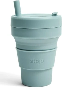 Stojo - Biggie Cup - 470 Ml - Herbruikbaar - Opvouwbaar - Groen -Keukenbenodigdheden Winkel 827x1200 2