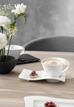 Villeroy & Boch New Wave Cappuccinoset - 8 Delig - Wit -Keukenbenodigdheden Winkel 830x1200