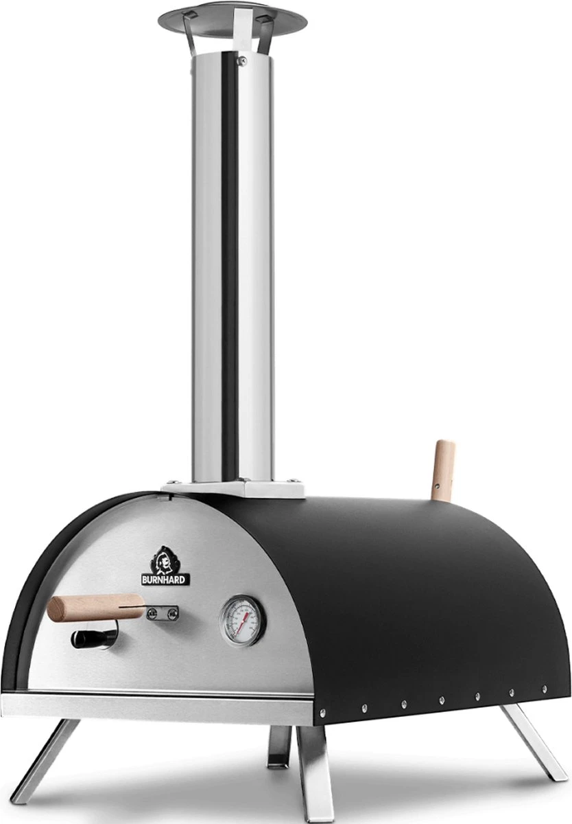 Burnhard Pizzaoven Voor Buiten - Nero 1 Burnhard Pizzaoven Voor Buiten - Nero