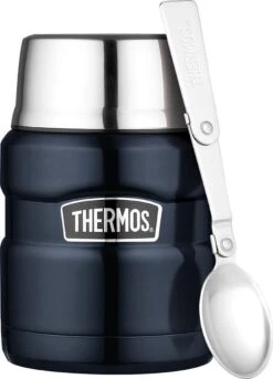 Keukenbenodigdheden Winkel 24 Thermos King Voedseldrager - 450 Ml - Blauw