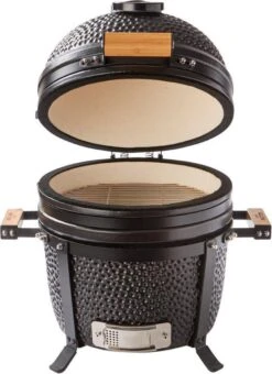 Patton Kamado 15" - Tafel Model - Keramische Barbecue - Premium Black - Medium - Compleet - Mat Zwart -Keukenbenodigdheden Winkel 873x1200 1