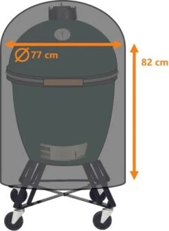 Luxe Waterdichte Ronde BBQ Hoes - 84 Cm X 77 Cm - Barbecue Beschermhoes - BBQ Accessoires - Geschikt Voor O.a. Kamado, Big Green Egg, Grill Guru, The Bastard, Patton, Weber -Keukenbenodigdheden Winkel 878x1200 1
