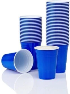Merkloos Blue Cups - 50stuk(s) - 475ml - Party Cups - Beerpong - Drankspel - Beerpong Bekers - Plastic Bekers -Keukenbenodigdheden Winkel 900x1200 16
