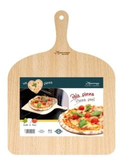 ETNA Pizza Set - Grote Pizzasteen & GRATIS Pizzaschep - 30 Cm X 38 Cm - Echt Italiaanse Pizzasteen - Broodbaksteen - BBQ Pizzasteen - Gemaakt Van Lavasteen Uit De Etna - Non-stick - Eppicotispai -Keukenbenodigdheden Winkel 901x1200