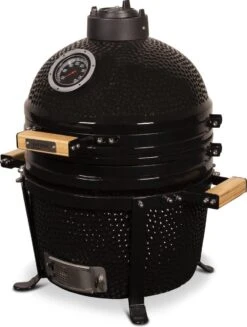 Patton Kamado 15" - Keramisch - Tafel Model - Premium Black - Medium - Zwart -Keukenbenodigdheden Winkel 907x1200