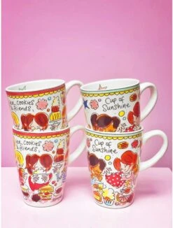 Blond Amsterdam Even Bijkletsen Beker XL 500 Ml - Rode Rand -Keukenbenodigdheden Winkel 910x1200 4