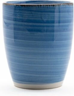 Koffiekopjes - Ocean Blue - Koffiebeker - Unieke Kleuren - Blauw - Set Van 12 Kopjes (ook Los Verkrijgbaar) - 160ML En 340ML - Porselein - Hip En Trendy -Keukenbenodigdheden Winkel 928x1200