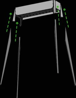 Spiedini Saté-bbq Bali 80 - Saté Houtskoolbarbecue Met Horizontaal Rooster - 80 Cm Lang, 11 Cm Breed - Materiaal: Gealuminiseerd Ijzer -Keukenbenodigdheden Winkel 938x1200 2