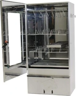 2-L Home & Garden XL Rookoven - RVS - 80x40x28 Cm - 3 Etages -Keukenbenodigdheden Winkel 958x1200