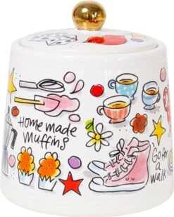 Blond Amsterdam, Happy - Suikerpot Goud -Keukenbenodigdheden Winkel 959x1200 3